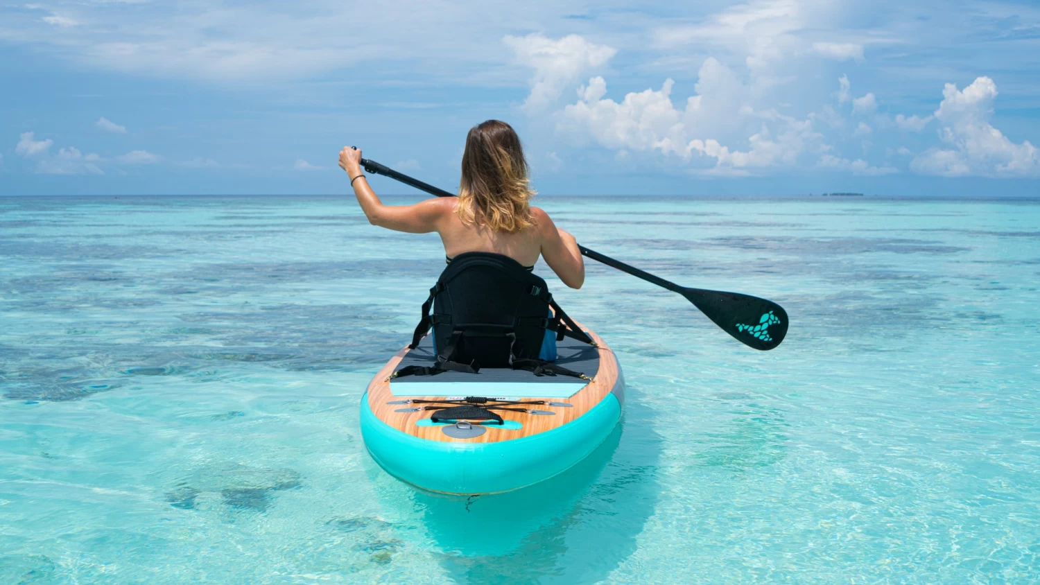 SUP ADVENTOURER 11'6", Inkl. Sitzanlage - Mint Lama - Image 7