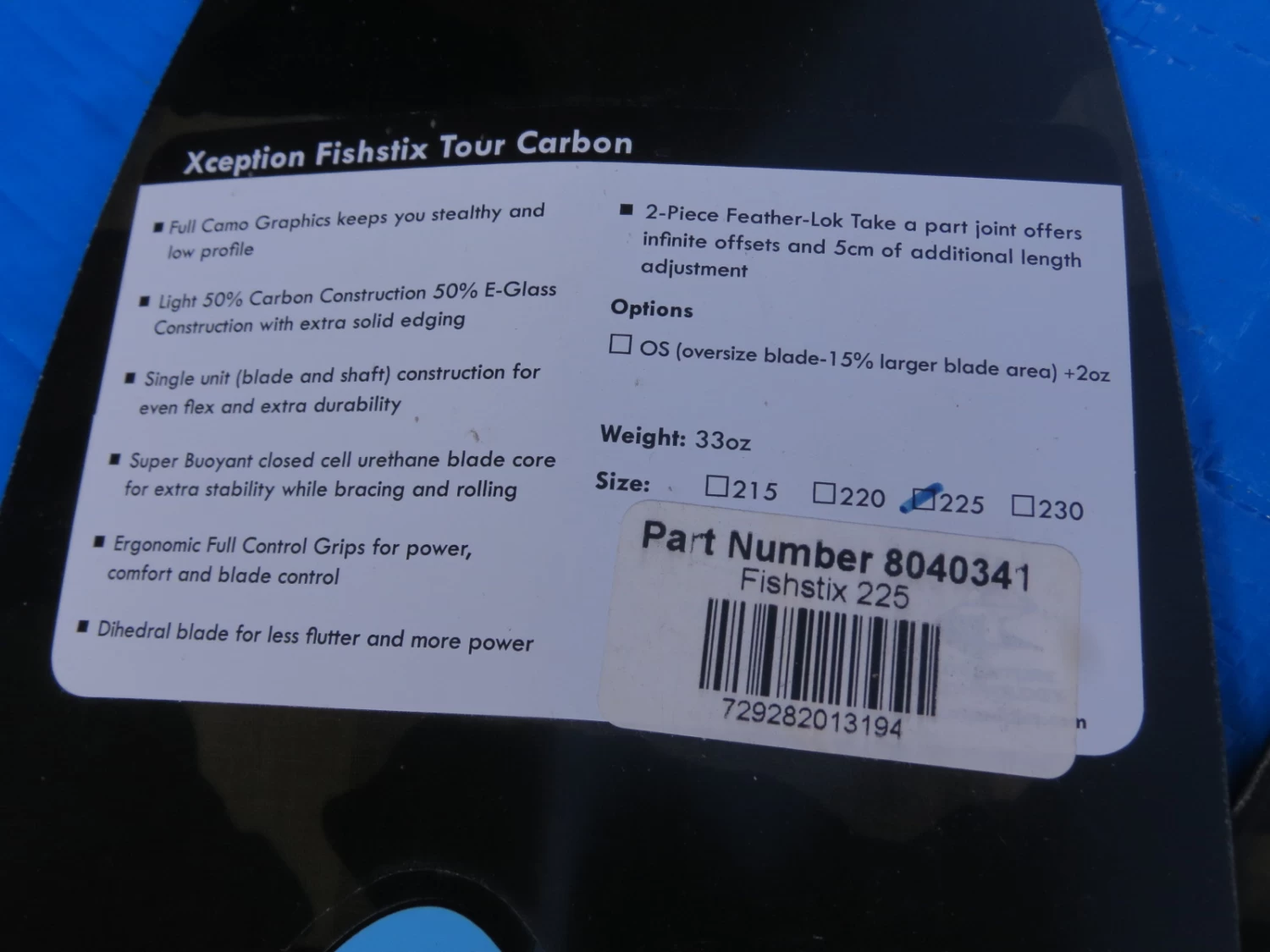 AT - Xception Fishstix Tour Carbon Ergo Camo - Adventure Technology - Image 8