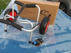 Eckla Bootswagen Kajakwagen All Terrain + Spanngurt - Riot Beluga HD