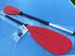 TNP Doppelpaddel Asymmetric Alu 2tlg R 30+75 Rot