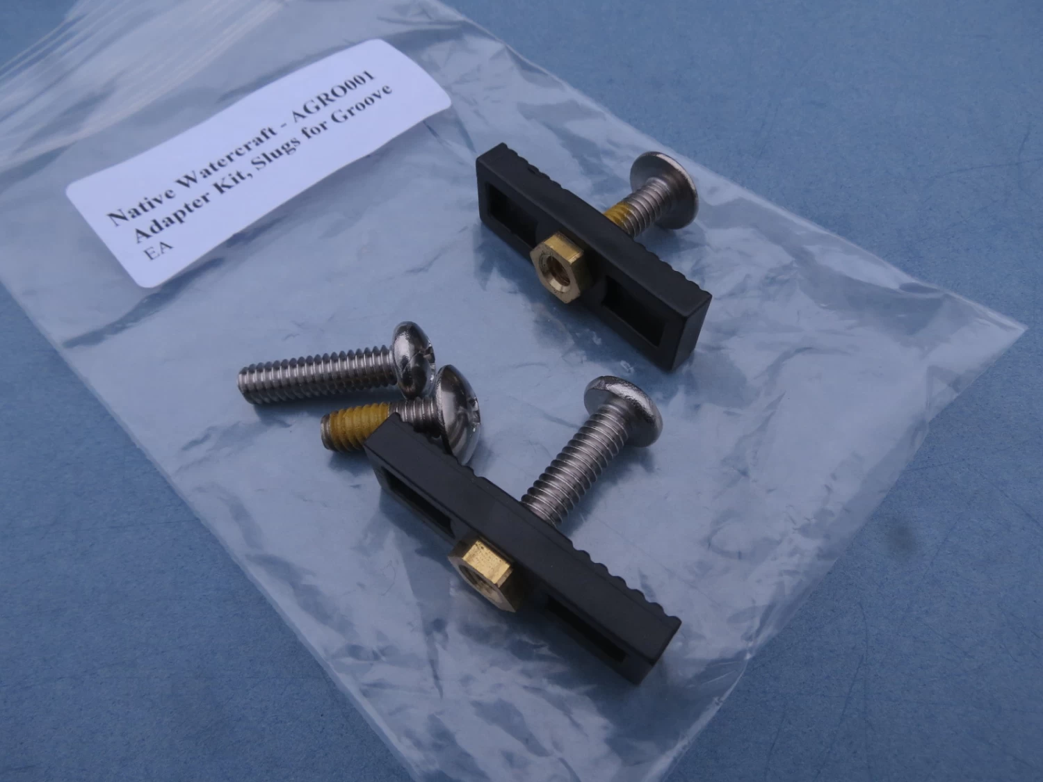 2er Set- Gleitstein, Nutstein Mit Schrauben, 20mm Und 25mm - Native Watercraft - Image 3