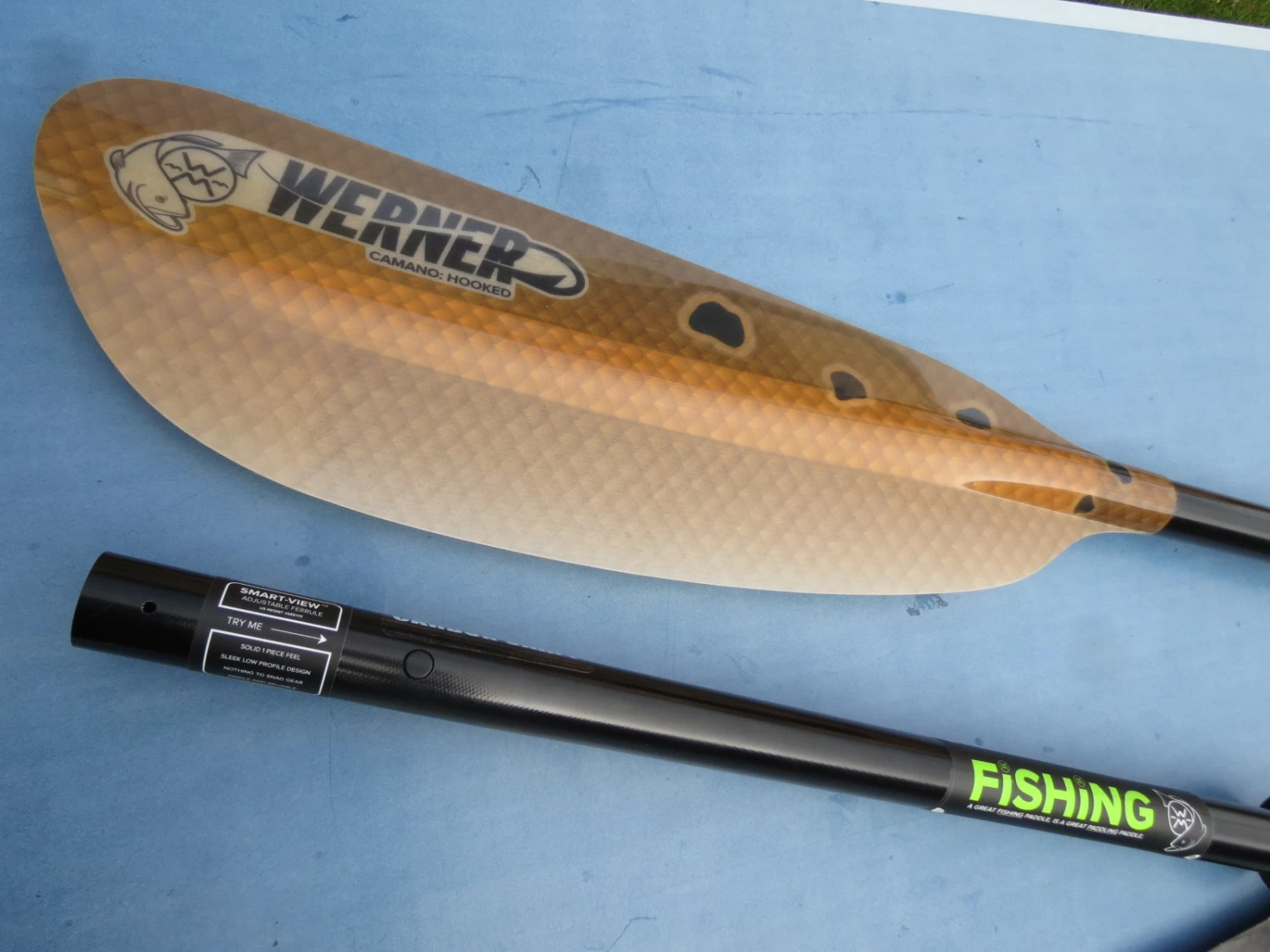 Camano Hooked Redfish Fishing - Werner Paddles - Image 6