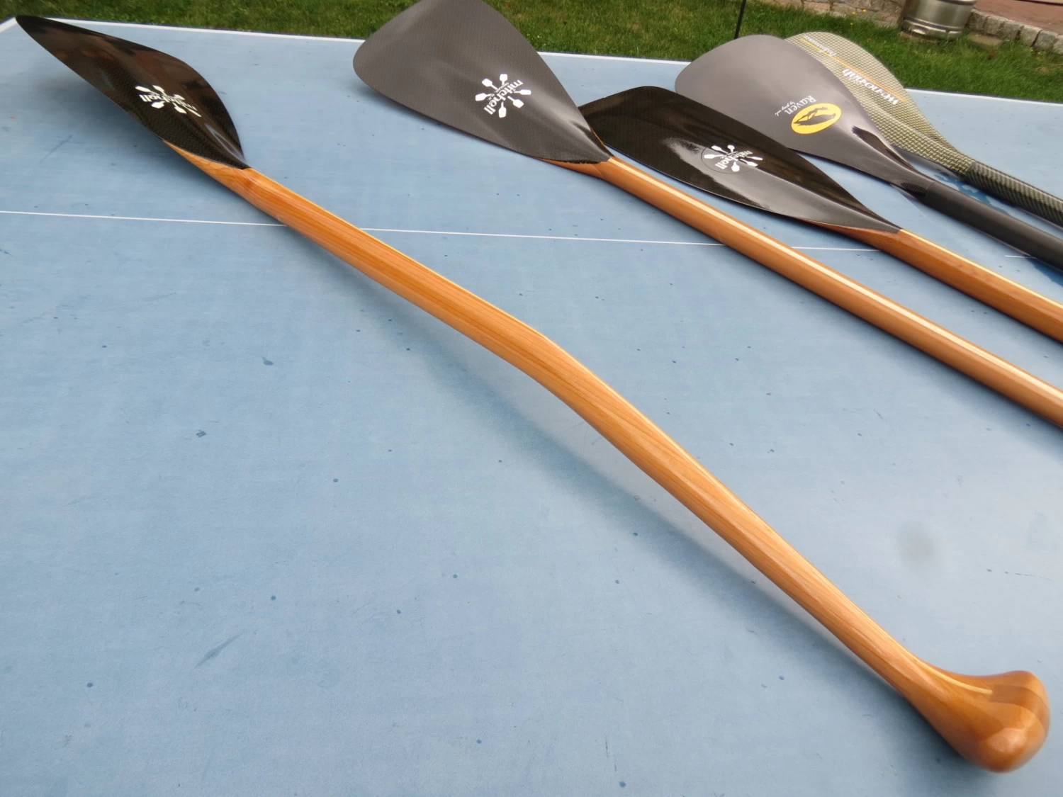 Leader Double Bent, Bentschaft Carbon-Holz Paddel - Mitchell - Image 2