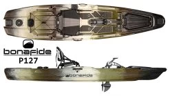 P127 Propel, Sit In Top Kajak - BONAFIDE Kayaks