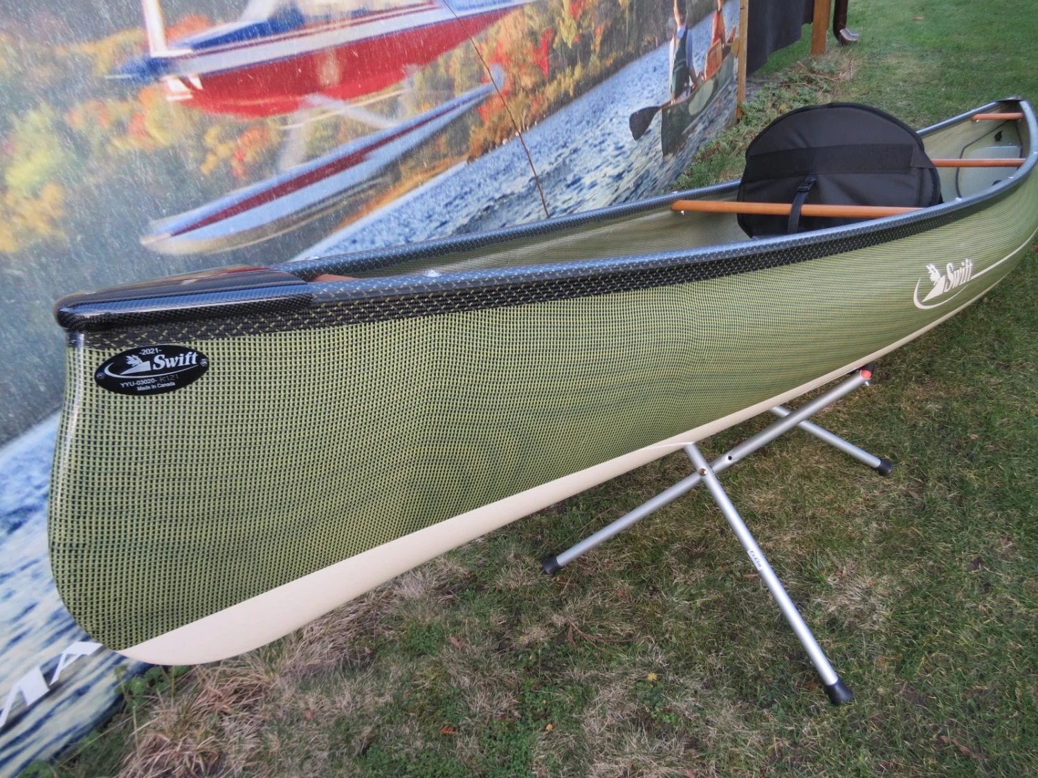 Pack 12.6 Kevlar Gold Fusion Carbon/Kevlar Süllrand Canoe - Swift Canada - Image 15