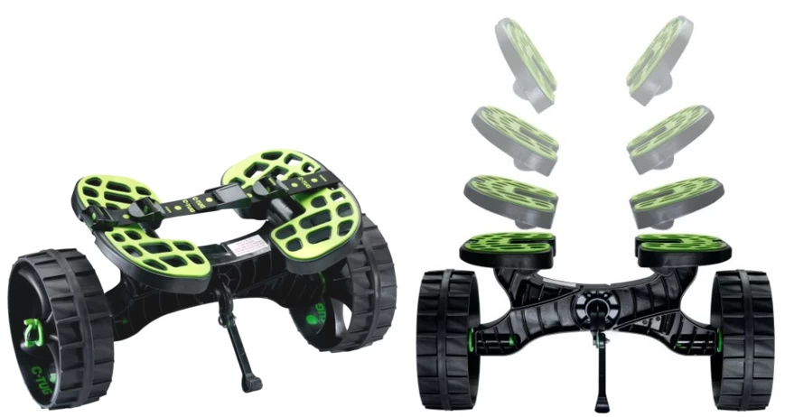 Railblaza Bootswagen, Kajakwagen C-Tug SandTrakz Kayak Cart - Image 2