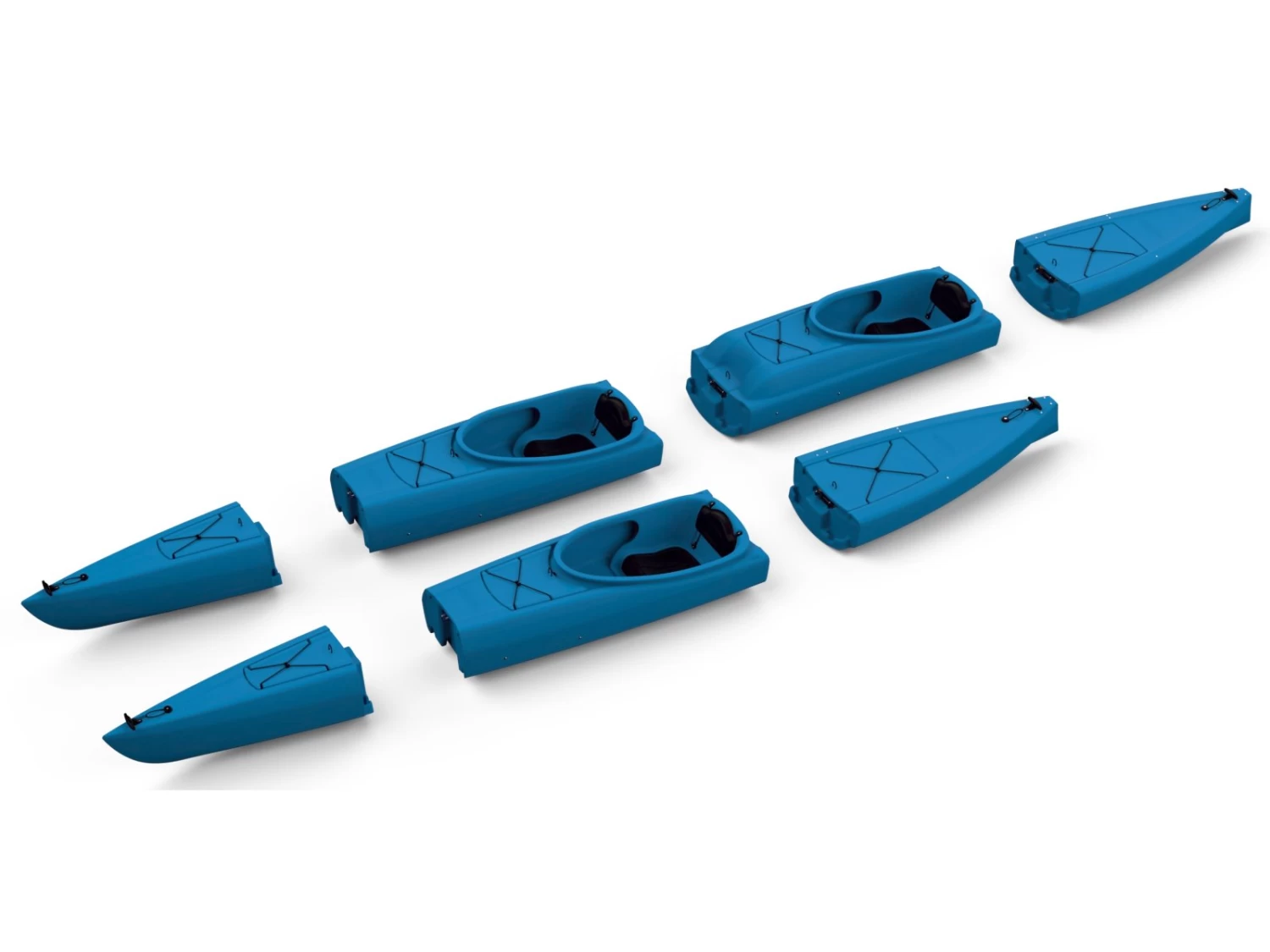 NATSEQ Tandem/Solo Modulkajak - Kayak Innovation, Made In Germany - Image 12