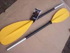 Doppelpaddel Asymmetric Alu 2-tlg R 30+75 Gelb - TNP